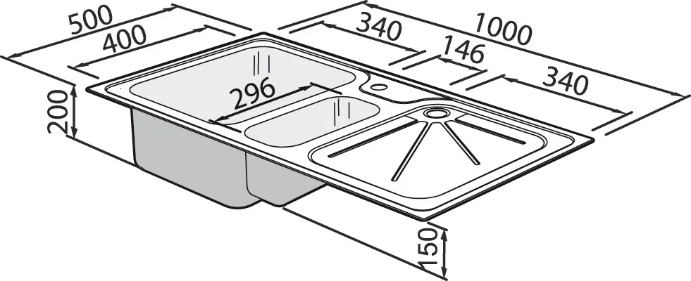 Кухонная мойка RODI Hera Deep в Москве и Московской области от магазина Ammina