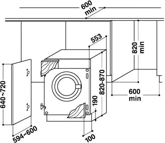Встраиваемая стиральная машина Whirlpool AWOC 0714 в Москве и Московской области от магазина Ammina