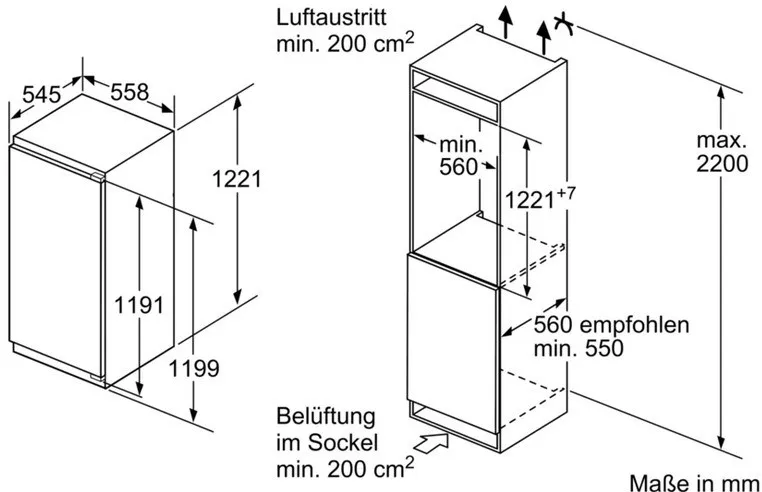 Встраиваемый холодильник Neff KI 8413 D20R в Москве и Московской области от магазина Ammina