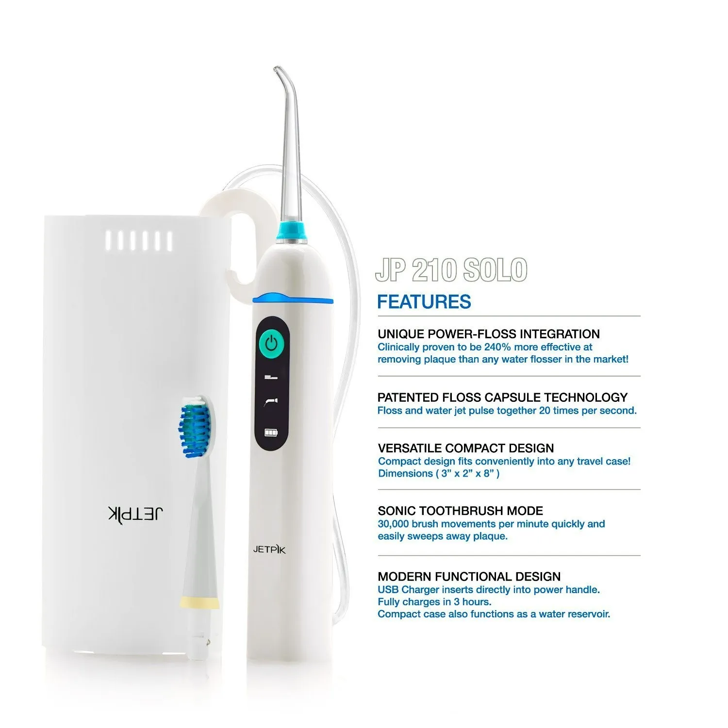 Электрическая зубная щетка Jetpik JP210-Solo в Москве и Московской области от магазина Ammina